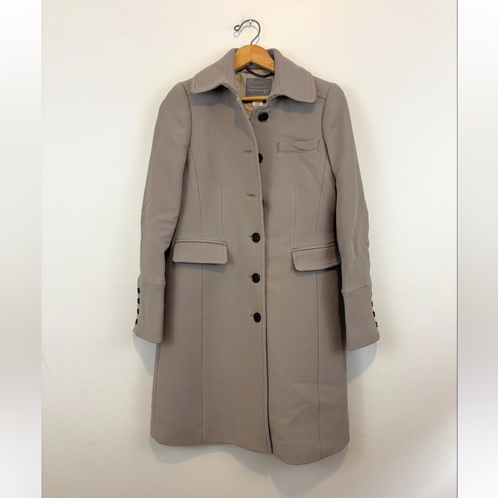 J.Crew wool button-up dress coat